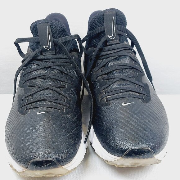 Nike Men\'s Black White Air Zoom Infinity Tour Mesh Athletic Golf Shoes Size 10 main image 7